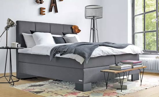 Schlaraffia Saga Face Boxspringbett 180x200cm für 1.538,95€ (statt 1.999€)