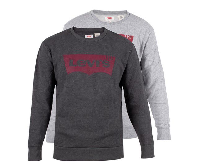 Levis Crewneck Herren Sweatshirt Logo print für 29,90€ (statt 40€)