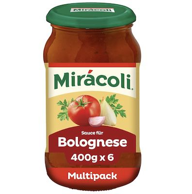 6x MIRÁCOLI Pasta Sauce für Bolognese für 10,44€ (statt 15€)