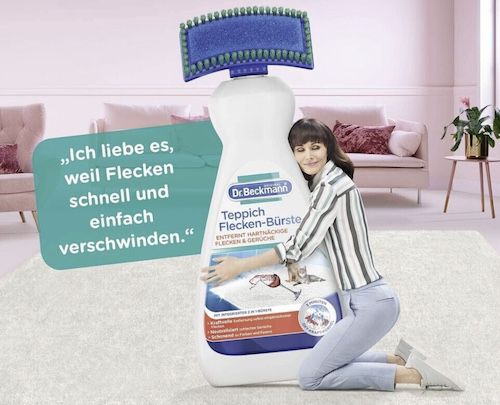 Dr. Beckmann Polster + Teppich Flecken Bürste für 6,72€ (statt 8€)