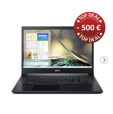 🔥 Acer Sale bis 500€ Direktabzug + mind. 5% Extra – z.B. Aspire 7 für 639€ (statt 799€)