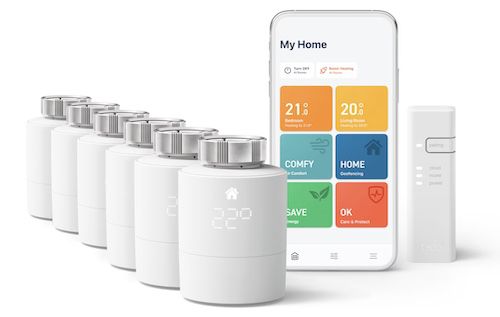 tado Starter Kit V3+ mit 6 Thermostaten und Bridge für 259€ (statt 414€)