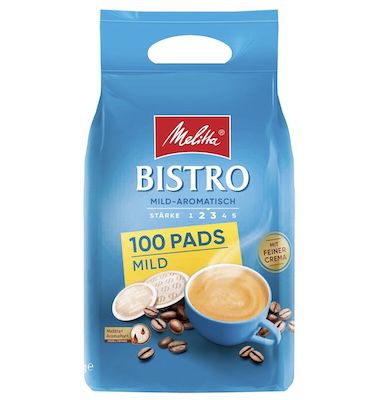100er Pack Melitta Gemahlener Röstkaffee in Kaffeepads ab 12€ (statt 15€)
