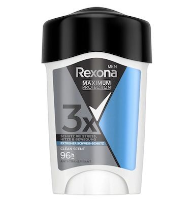 👨‍🦰 4x Rexona Men Maximum Protection Deo Creme, 45ml ab 12,42€ (statt 24€)