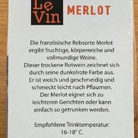 3 Liter Le Vin Merlot aus Frankreich Bag in box ab 8,78€ (statt 15€)