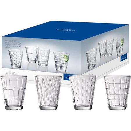 Villeroy & Boch Dressed Up Wasserglas Set, 4-tlg. für 17,99€ (statt 23€)