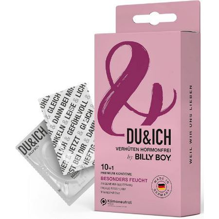11er Pack Billy Boy DU & ICH Kondome, besonders Feucht ab 5,64€ (statt 11€)