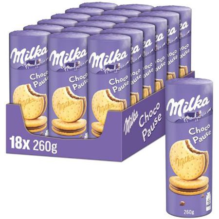 18er Pack Milka Choco Pause Kekse, 18 x 260g ab 28,66€ (statt 41€)