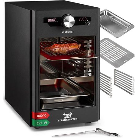 Klarstein Steakreaktor Core Hochtemperaturgrill, 2.100W für 154,99€ (statt 205€)