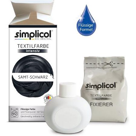 simplicol Textilfarbe intensiv, Samt Schwarz 1818 ab 7,08€ (statt 10€)