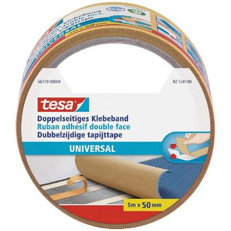 tesa Doppelseitiges Universal Klebeband Universal, 5m x 50mm für 2,36€ (statt 5€)