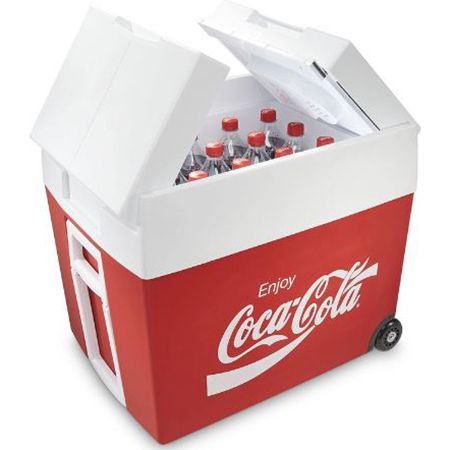 Coca-Cola MT48W Kühlbox mit Rollen, 48 L für 101€ (statt 154€)