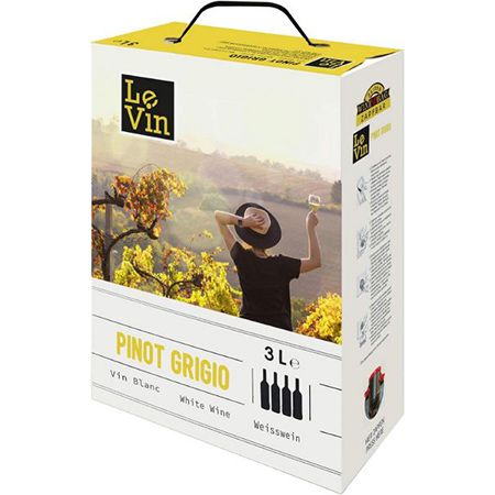 3 Liter Le Vin Pinot Grigio Ungarn Weißwein, Bag in box ab 8,24€ (statt 15€)