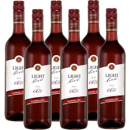 6er Pack Light live alkoholfrei 0,0% in Rot, 0,75L ab 18,32€ (statt 24€)