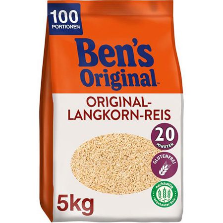 5Kg Ben’s Original Langkornreis, Lose ab 17,63€ (statt 24€)