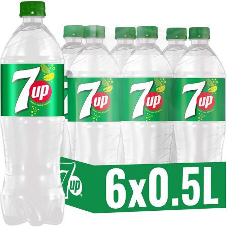 6er Pack 7UP Limonade mit Limetten  & Zitronengeschmack, 0,5L ab 5,49€ (statt 7€)