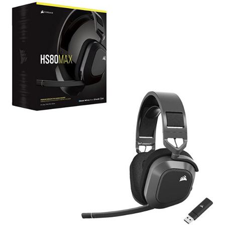 Corsair HS80 Max Wireless Over ear Gaming Headset für 149€ (statt 163€)