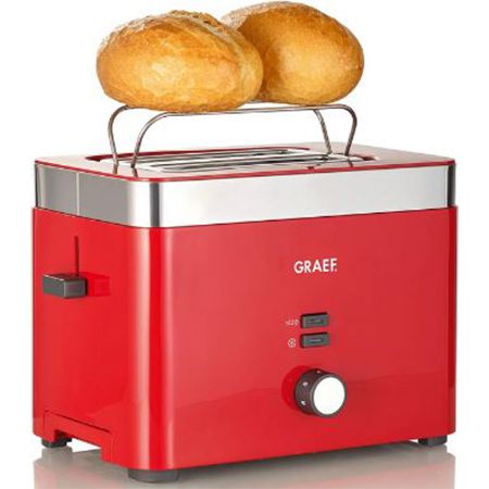 Graef TO 63 2 Scheiben Toaster mit Brötchenaufsatz für 38,03€ (statt 48€)