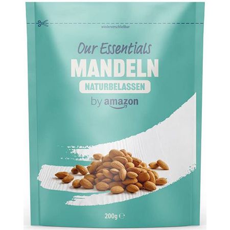 Our Essentials by Amazon Mandeln naturbelassen, 200g ab 2,14€