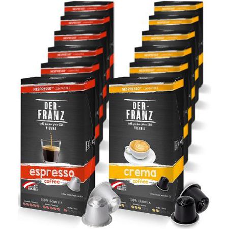 60 x Der Franz Crema Kapseln + 60 x Espresso ab 21,84€ (statt 27€)