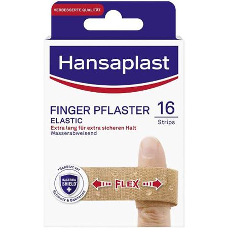 16er Pack Hansaplast Elastic Fingerstrips Pflaster für 2,39€ (statt 3€)
