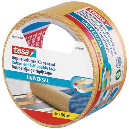 tesa Doppelseitiges Universal Klebeband Universal, 5m x 50mm für 2,35€ (statt 5€)