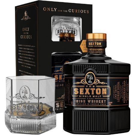 The Sexton Single Malt Whiskey in Geschenkpackung, 0,7L, 40% für 31,99€ (statt 39€)