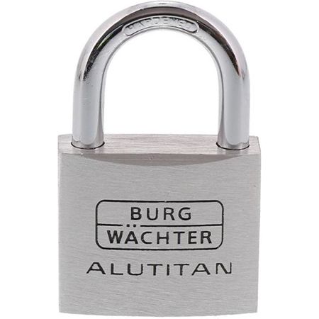 Burg Wächter 770 40 SB Vorhangschloss aus Alutitan für 6,99€ (statt 12€)