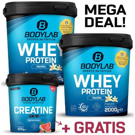 4Kg Bodylab Whey Protein + Creatine Drink Matrix Gratis für 78,99€ (statt 99€)