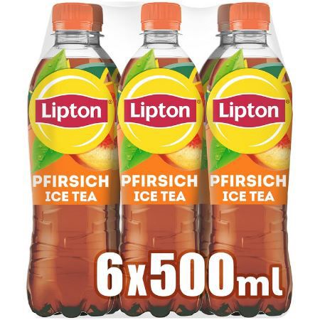 6er Pack Lipton Ice Tea Pfirsich, 0.5L ab 3,49€ (statt 6€)