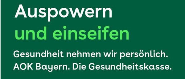 Lokal: Gratis feste Duschseife bei der AOK Bayern