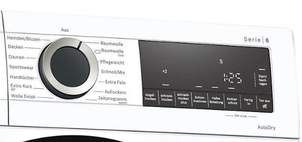 👕 Bosch WQG 241030 Wärmepumpentrockner für 549,99€ (statt 600€)