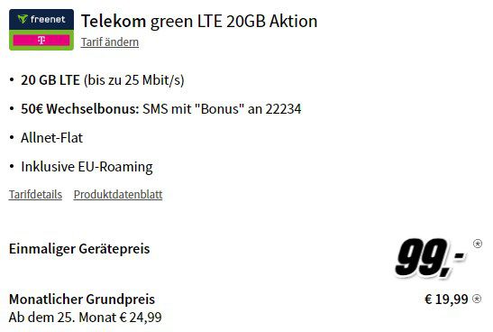 Xiaomi 13T Pro (1TB) für 99€ + 20GB Telekom für 19,99€ mtl.