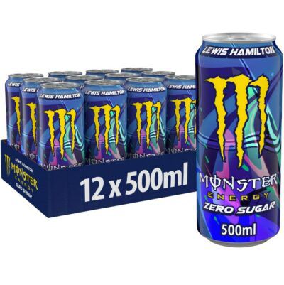 🔋 12x Monster Energy Lewis Hamilton Zero ab 11,69€ (statt 18€) – 0,97€ pro Dose