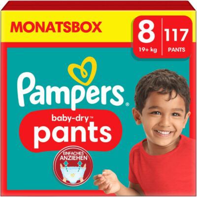 Pampers Baby Dry Pants Gr. 8 (+19kg) 117 Stück ab 50,99€ (statt 61€)