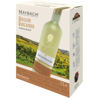 Maybach Pinot Blanc Weißer Burgunder trocken Bag in Box   3 Liter für 9,19€ (statt 11€)