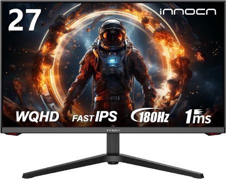 INNOCN 27G1R Plus 27 QHD Gaming Monitor mit 180Hz, 1ms für 199€ (statt 299€)