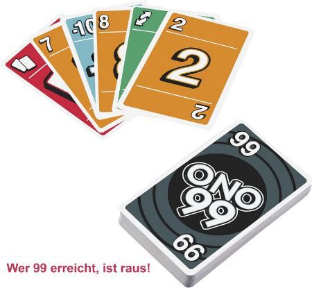 Mattel Games ONO 99 Kartenspiel für 10,99€ (statt 14€)