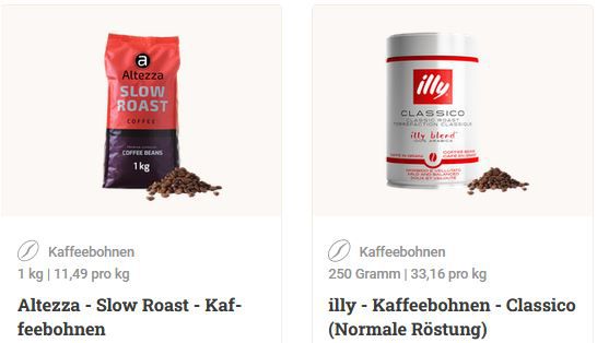 10€ Rabatt auf Kaffe & Kapseln ab nur 30€ + keine VSK ab 50€