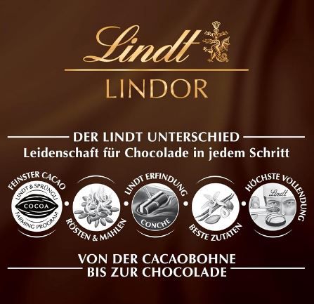 Lindt Lindor Mischung Silber, ca. 26 Kugeln in versch. Sorten für 10,80€ (statt 14€)
