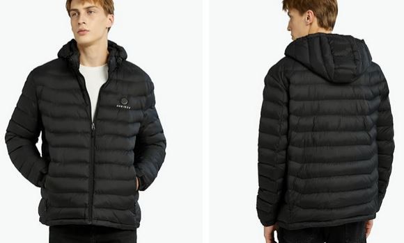 HEWINZE Beheizbare Steppjacke mit Kapuze + 4 Heizelementen für 34,99€ (statt 120€)