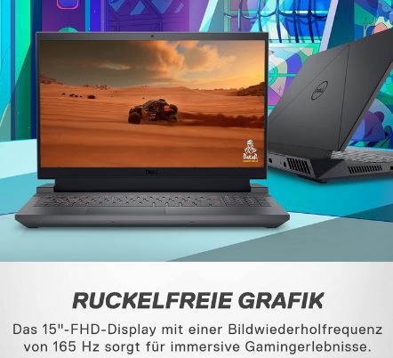 Dell G15 5530 Gaming Laptop 15,6 mit i7 13650HX, RTX 4060 für 999€ (statt 1.299€)