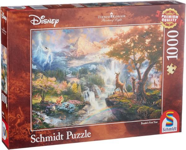 Schmidt Spiele Thomas Kinkade Disney Bambi, 1.000 Teile Puzzle für 9,79€ (statt 15€)