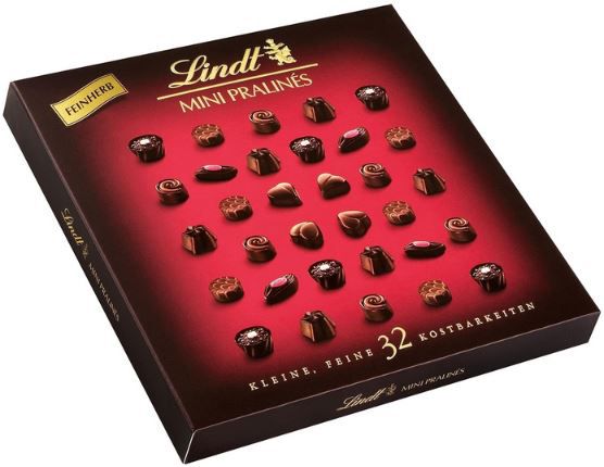 Lindt Feinherbe Mini Pralinés Noirs, 163g, 32 Stk. für 8,28€ (statt 11€)