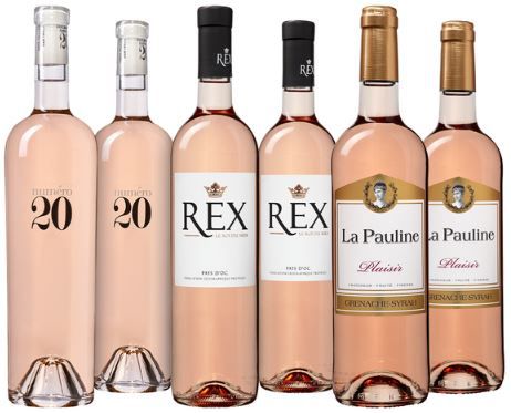 6 Flaschen Rosewein im Probierpaket für 38,94€ (statt 64€)