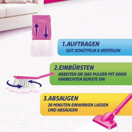 Vanish Oxi Action Polster  und Teppichreiniger Pulver ab 3,83€ (statt 9€)