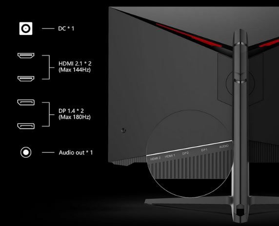INNOCN 27G1R Plus 27 QHD Gaming Monitor mit 180Hz, 1ms für 199€ (statt 299€)