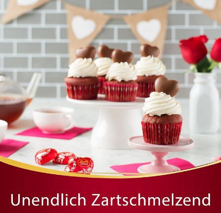 Lindt Lindor Schokoladenherzen, ca. 35 Stk., 500g für 12,99€ (statt 16€)