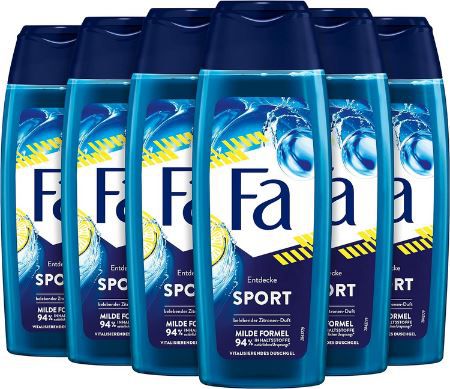 6er Pack FA Duschgel Sport, je 250ml ab 6,75€ (statt 9€)