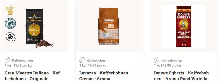 ☕ 10€ Rabatt auf Kaffee & Kapseln ab nur 30€ + keine VSK ab 50€